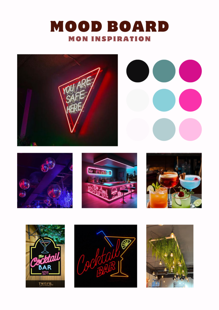 mood board du bar